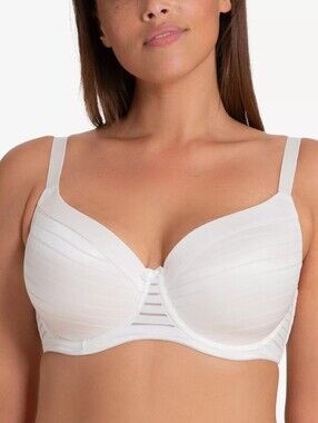 NWT Dorina Carmen White Demi Bra size 36G